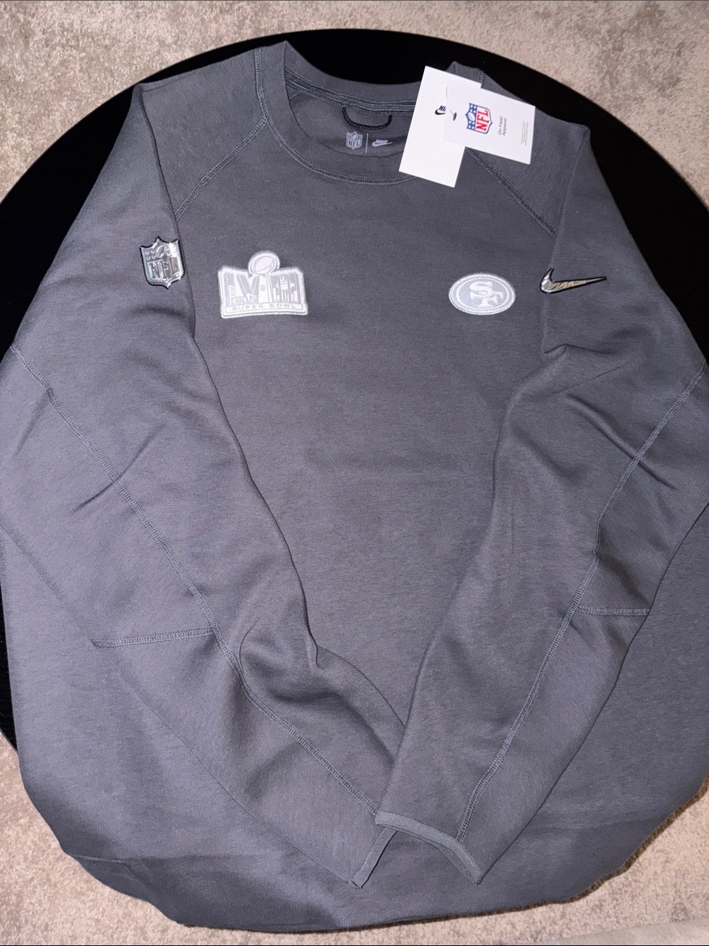 San Francisco 49ers Super Bowl Nike Tech Sweatshirt